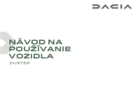 Dacia Duster - Navod na obsluhu SK 2024